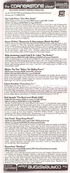 Various : The Cornerstone Player - Volume:005 (CD, Comp, Promo)