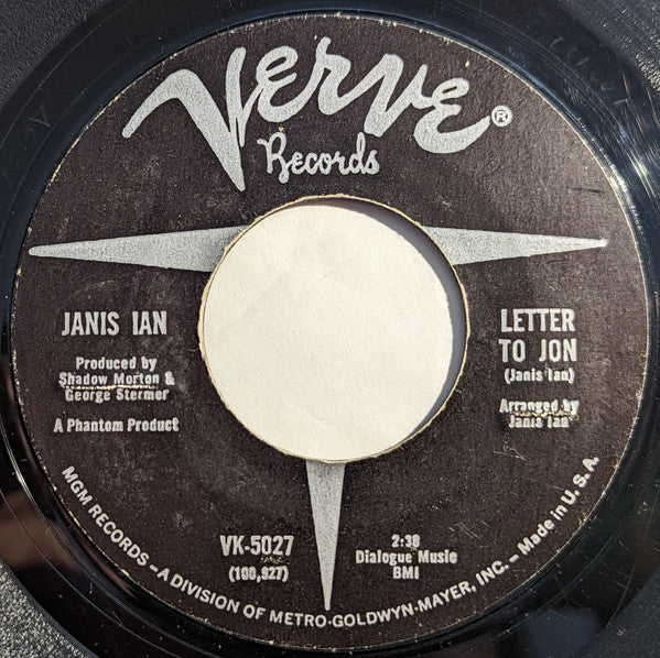 Janis Ian : Society's Child (Baby I've Been Thinking) (7", Single, Mono, Styrene, Mon)