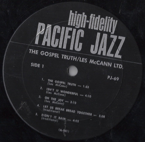 Les McCann Ltd. : The Gospel Truth (LP, Album, Mono)