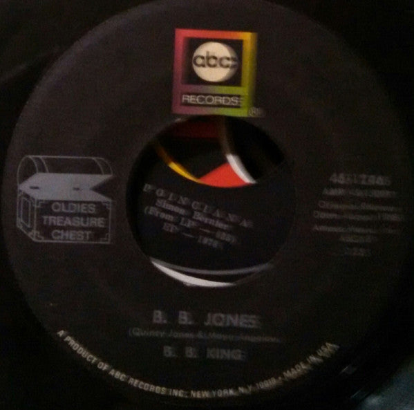 B.B. King : Blues At Midnight / B.B. Jones (7", Single)