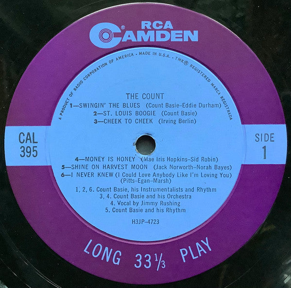 Count Basie Orchestra : The Count (LP, RE)