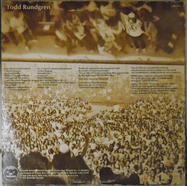 Todd Rundgren : Todd (2xLP, Album, RE)