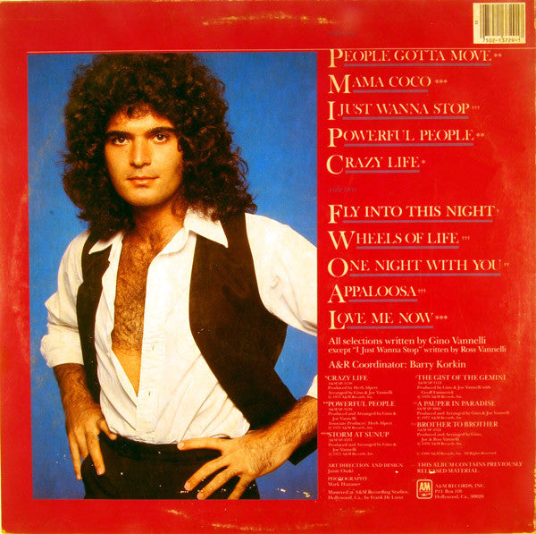 Gino Vannelli : The Best Of Gino Vannelli (LP, Comp, X -)