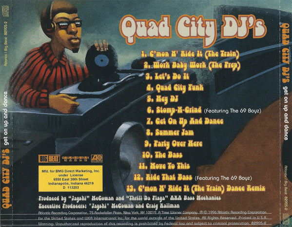 Quad City DJ's : Get On Up And Dance (CD, Album, Club)