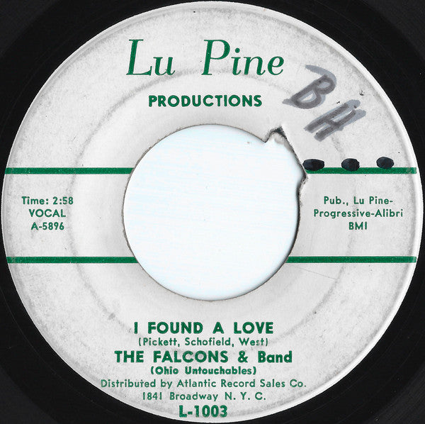 The Falcons : I Found A Love (7")