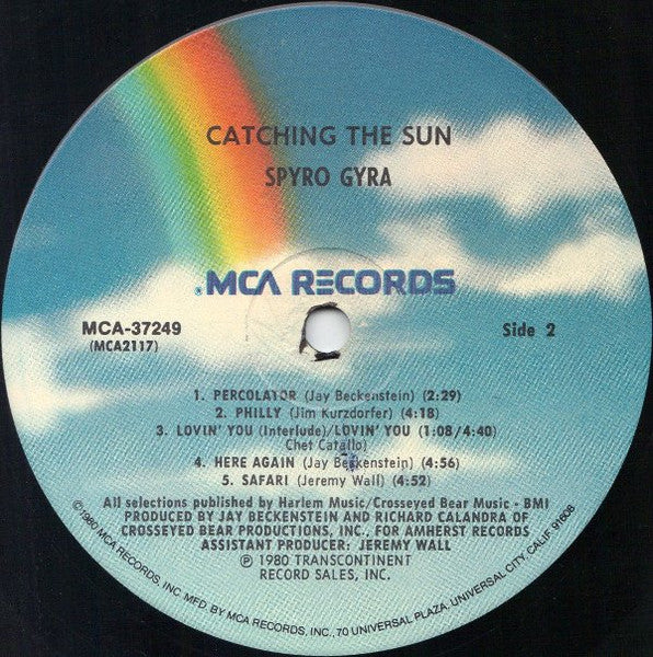 Spyro Gyra : Catching The Sun (LP, Album)
