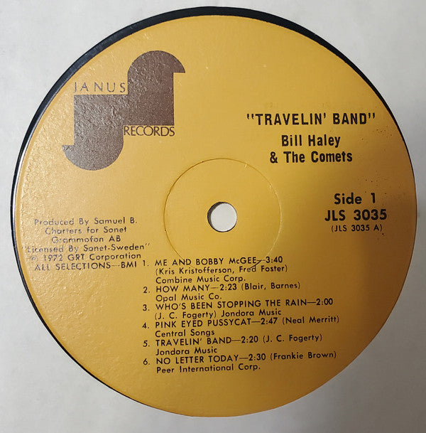 Bill Haley And His Comets : Travelin' Band (LP, Album)