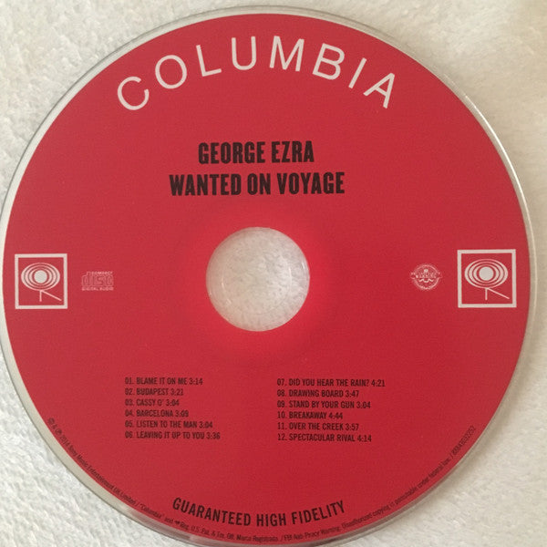 George Ezra : Wanted On Voyage (CD, Album)