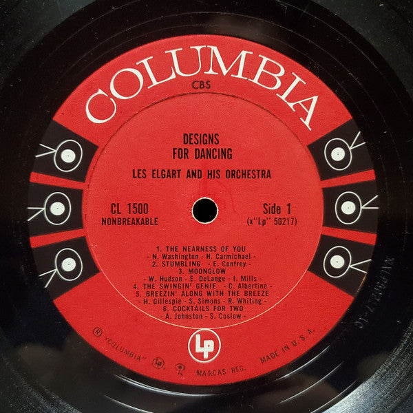 Les Elgart And His Orchestra : Designs For Dancing (LP)