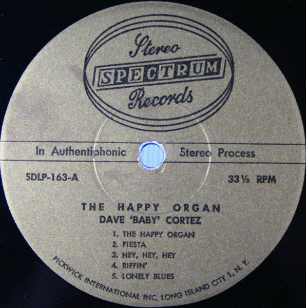 Dave "Baby" Cortez : The Happy Organ (LP, Album)