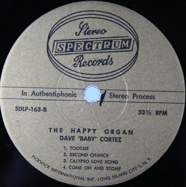 Dave "Baby" Cortez : The Happy Organ (LP, Album)