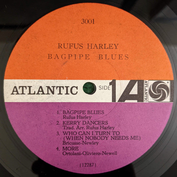 Rufus Harley : Bagpipe Blues (LP, Album, Mono)