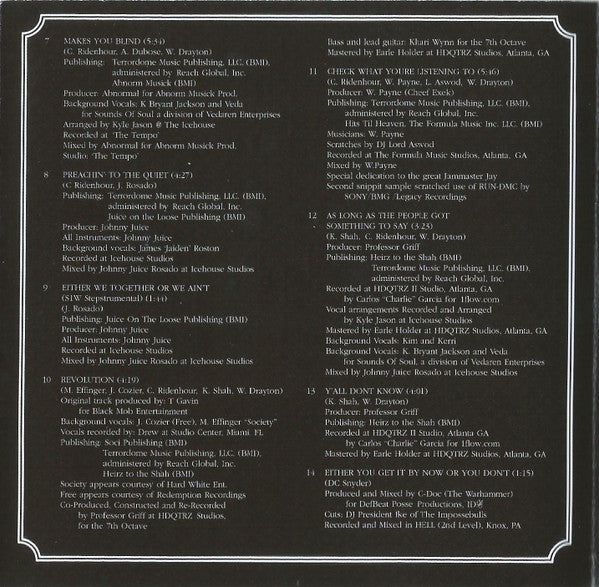 Public Enemy : New Whirl Odor (CD, Album)