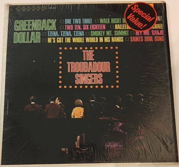 The Troubadour Singers : Greenback Dollar (LP)