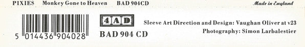 Pixies : Monkey Gone To Heaven (CD, Single)