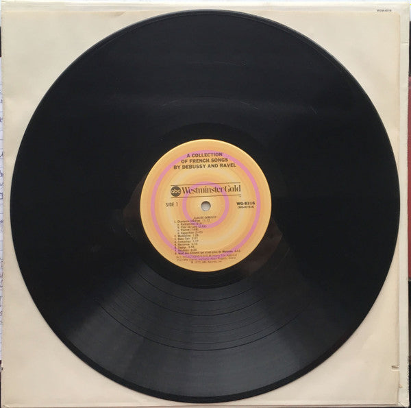Claude Debussy, Maurice Ravel, Pierrette Alarie, Allen Rogers : Collection Of French Songs By Debussy And Ravel (LP, Comp, Mono, RE)
