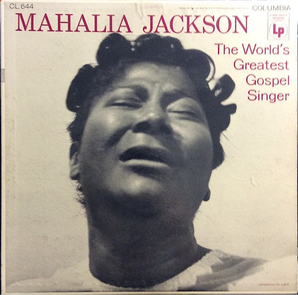 Mahalia Jackson : The World's Greatest Gospel Singer (LP, Album, Mono, RP)