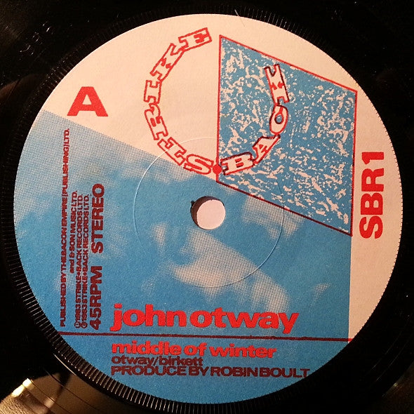 John Otway : Middle Of Winter (7", Single, Ltd)