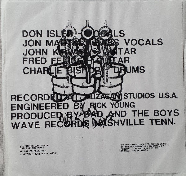Dad And The Boys : Feel It / Kamikaze (7")