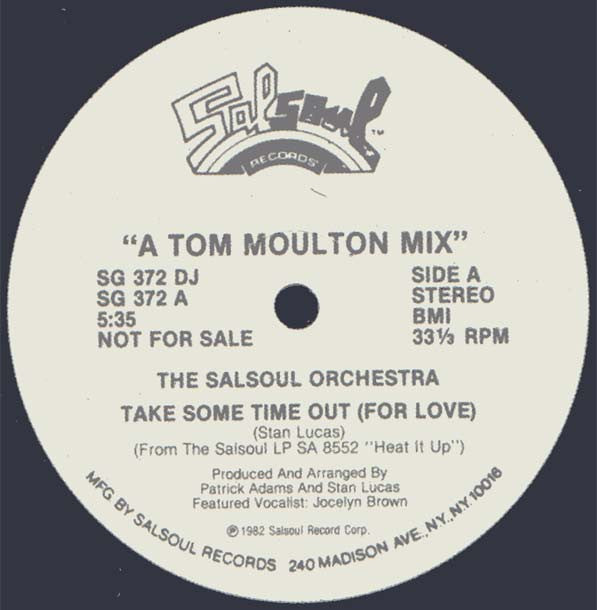 The Salsoul Orchestra : Take Some Time Out (For Love) (12", Single, Promo)