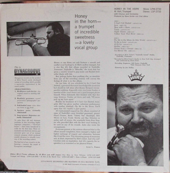 Al Hirt : Honey In The Horn (LP, Album, Hol)