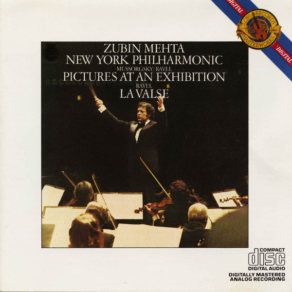 Zubin Mehta, New York Philharmonic - Mussorgsky* / Ravel* : Pictures At An Exhibition / La Valse (CD, RE, RM)