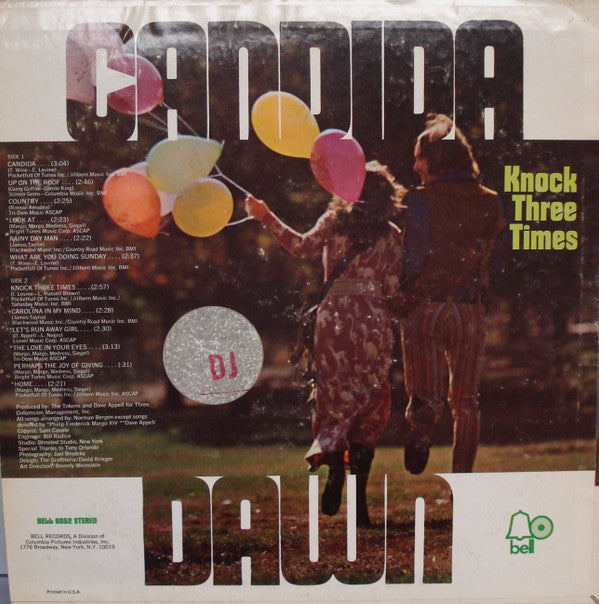 Dawn (5) : Candida (LP, Album, Promo, Bes)