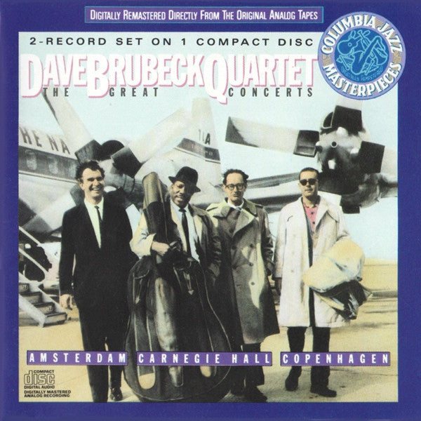 The Dave Brubeck Quartet : The Great Concerts... Amsterdam, Copenhagen, Carnegie Hall (CD, Comp, RM)