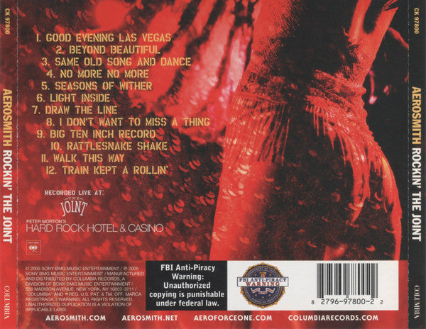Aerosmith : Rockin' The Joint (CD, Album)