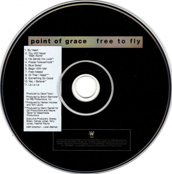 Point Of Grace : Free To Fly (CD, Album, Club)