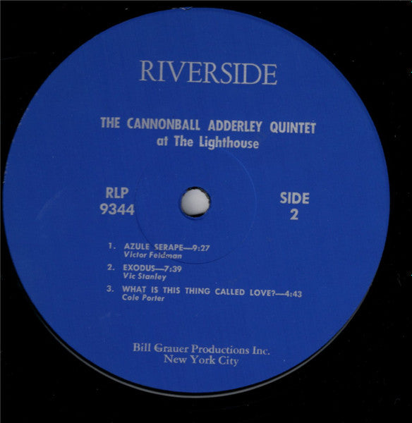 The Cannonball Adderley Quintet Featuring Nat Adderley : At The Lighthouse (LP, Album, RE)