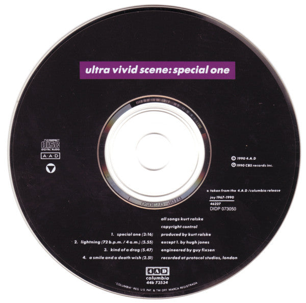 Ultra Vivid Scene : Special One (CD, Maxi)