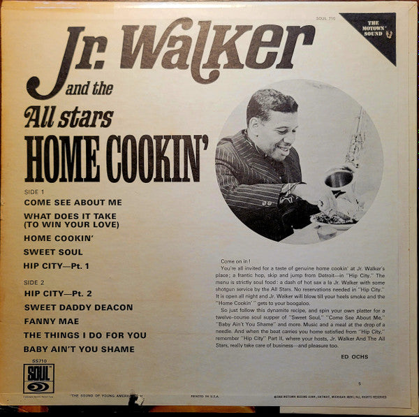 Junior Walker & The All Stars : Home Cookin (LP, Album)