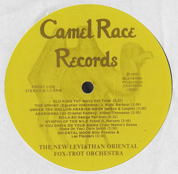 The New Leviathan Oriental Fox-Trot Orchestra : Old King Tut (LP, Album)