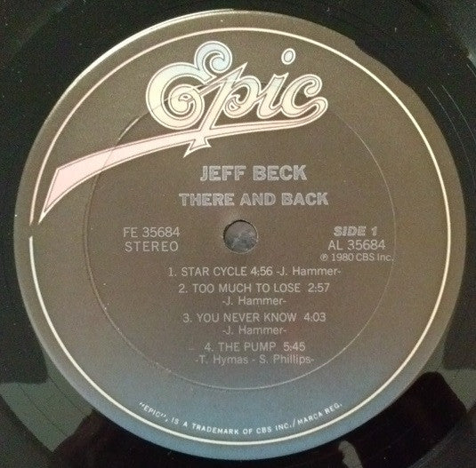 Jeff Beck : There & Back (LP, Album, Ter)