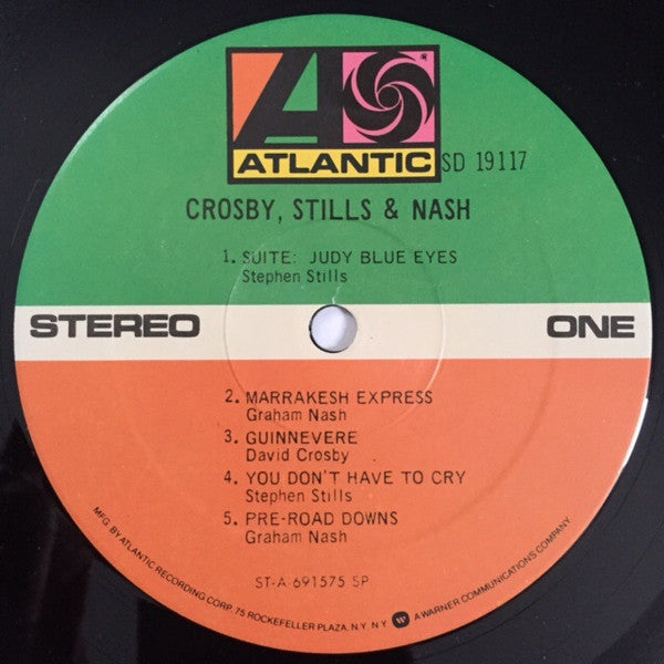 Crosby, Stills & Nash : Crosby, Stills & Nash (LP, Album, RE, SP,)