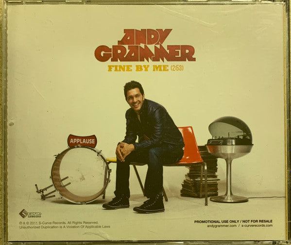 Andy Grammer : Fine By Me (CD, Single, Promo)