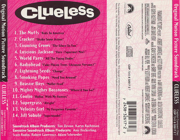 Various : Clueless (Original Motion Picture Soundtrack) (CD, Comp)
