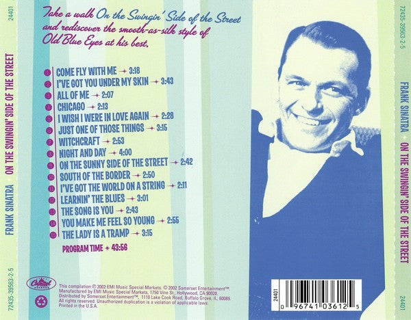 Frank Sinatra : On The Swingin' Side Of The Street (CD, Comp)
