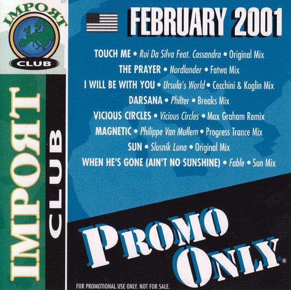 Various : Promo Only Import Club February 2001 (CD, Comp, Promo)