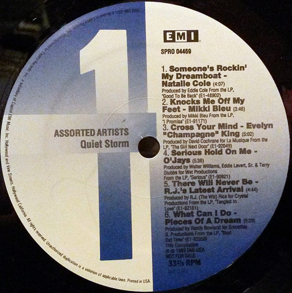 Various : Quiet Storm (LP, Comp, Promo)