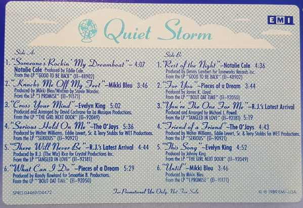 Various : Quiet Storm (LP, Comp, Promo)