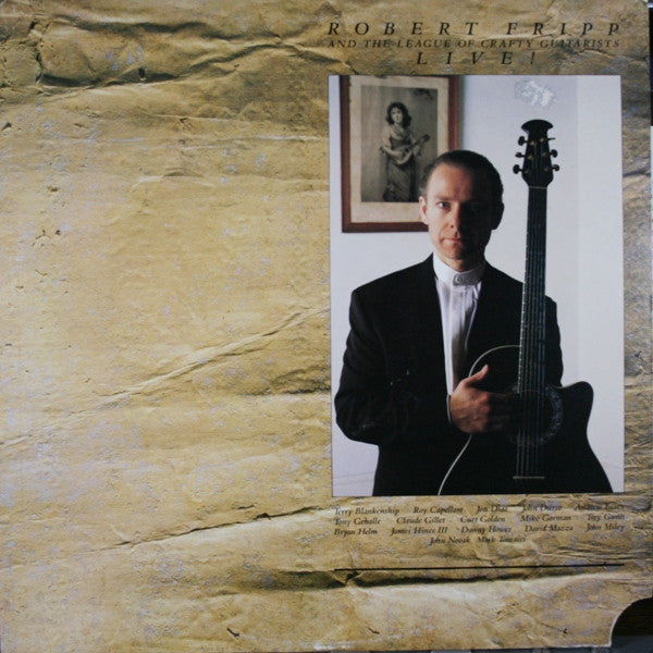 Robert Fripp And The League Of Crafty Guitarists : Live! (LP, Album, M/Print)