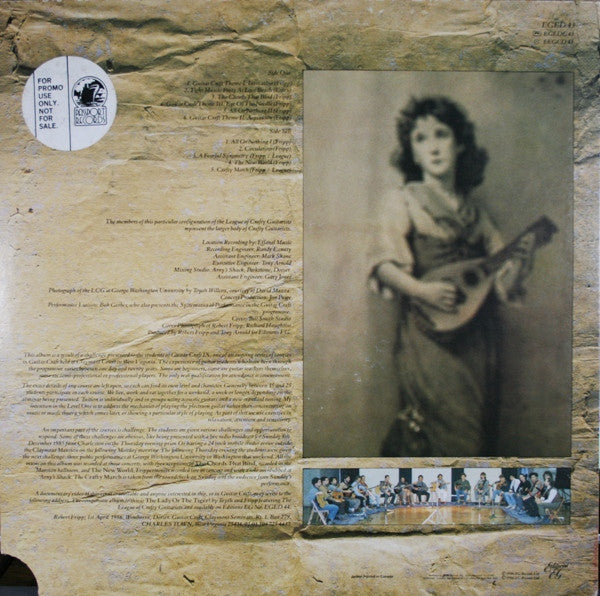 Robert Fripp And The League Of Crafty Guitarists : Live! (LP, Album, M/Print)