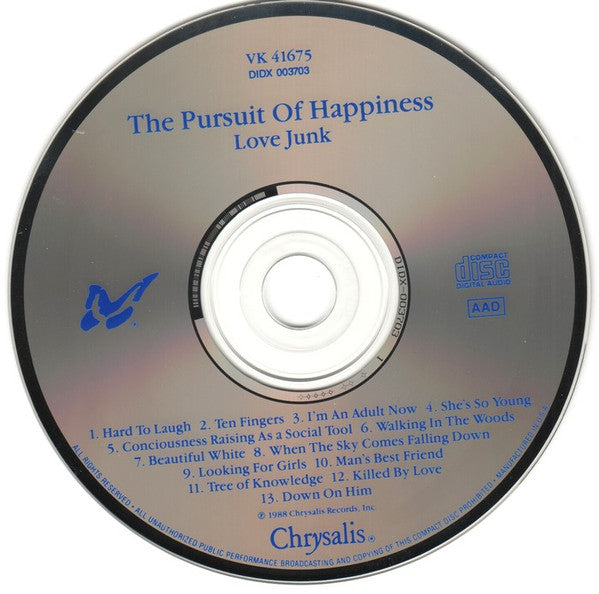 The Pursuit Of Happiness : Love Junk (CD, Album)