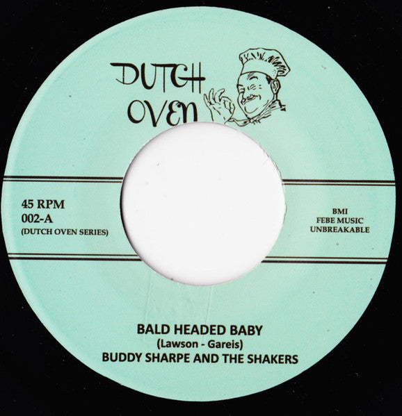 Buddy Sharpe & The Shakers / The Superbs (4) : Beans / Bald Headed baby (7", Single, RE)