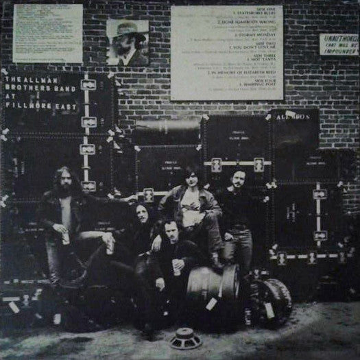 The Allman Brothers Band : The Allman Brothers Band At Fillmore East (2xLP, Album, RE)