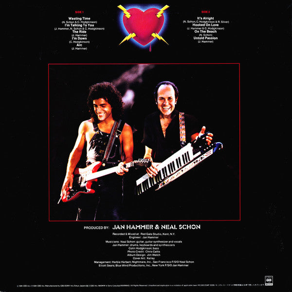 Neal Schon & Jan Hammer* : Untold Passion (LP, Album)