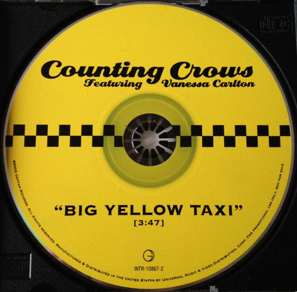 Counting Crows : Big Yellow Taxi (CD, Single, Promo)