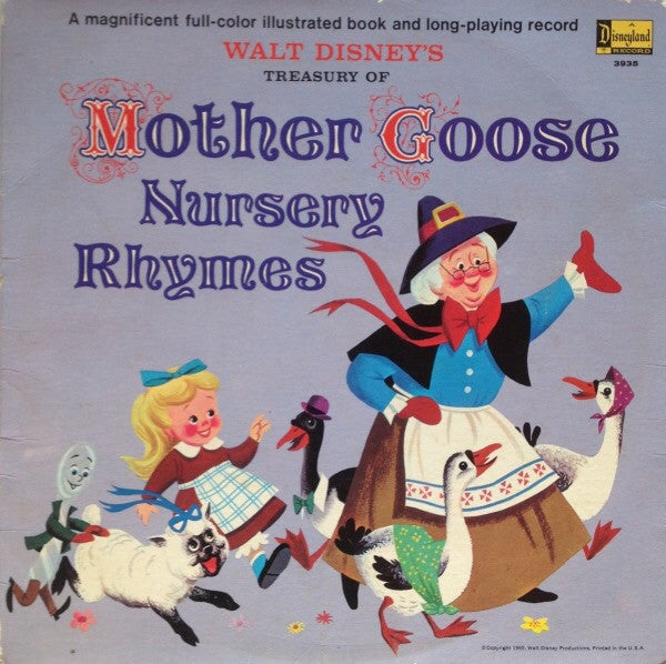 Sterling Holloway, Tutti Camarata : Walt Disney's Treasury Of Mother Goose Nursery Rhymes (LP, Gat)